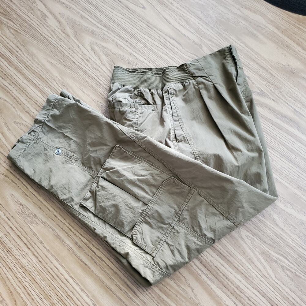 Free People Movement Pants Womens Small Khaki Mesmerize Me Pant Cargo - Picture 9 of 14